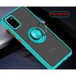 Wholesale Tuff Slim Armor Hybrid Ring Stand Case for Motorola Moto G9 PLUS (Light Blue)